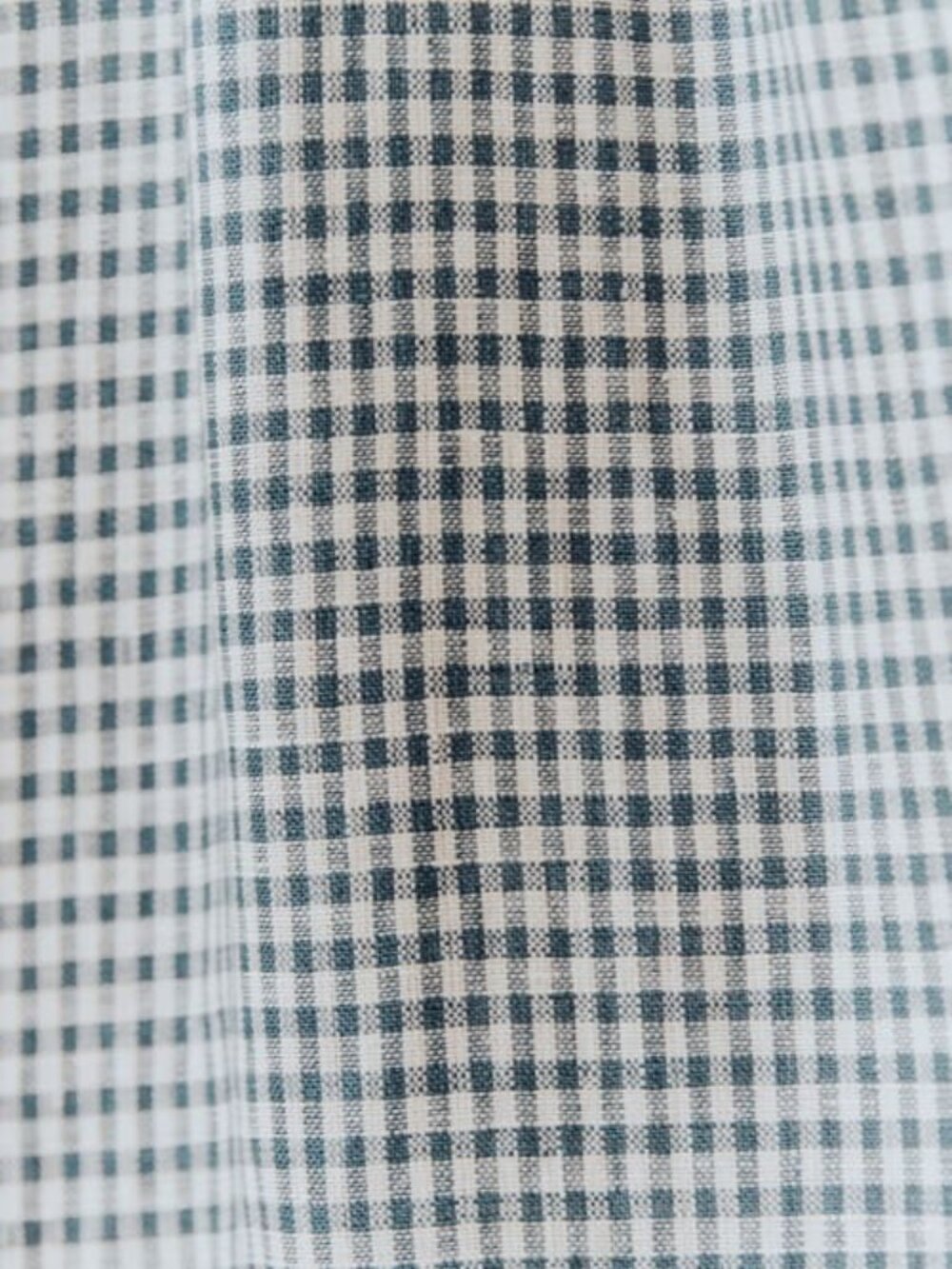 NWT Reformation Tace Linen Dress in Slate Check Navy Open Back Midi Button - Picture 10 of 10